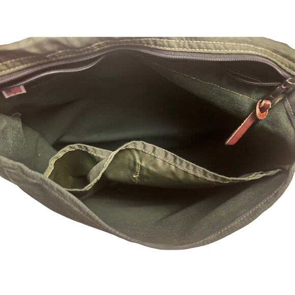 Vintage Wintergreen Outdoor Prod Canvas Leather Messenger Bag Travel Made In USA - Picture 9 of 9